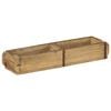 vidaXL Vassoio 4 pcs Marrone 57 x 15 x 9 cm Legno Recuperato Massello