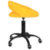 vidaXL Sedie da Pranzo Girevoli 2 pz Giallo Senape in Velluto