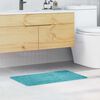 vidaXL Tappetino da bagno antiscivolo Turchese 50 x 80 cm PP