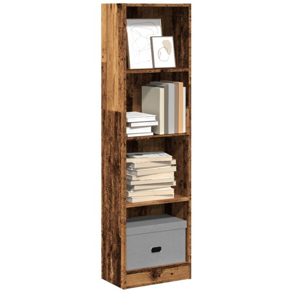vidaXL Libreria Legno Antico 40x24x143 cm in Truciolato