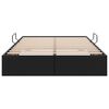 vidaXL Letto con Contenitore Nero 120 x 200 cm Pelle sintetica