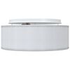 vidaXL Lampada da soffitto Grigio 30 x 13.5 cm Tessuto