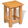 vidaXL Tavolino da Salotto 27x24x37 cm in Massello di Rovere