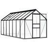 vidaXL Serra con Telaio Base Antracite 8,17 m&sup2; in Alluminio
