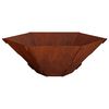 vidaXL Focolare Ruggine 58,5 x 51,5 x 19,5 cm Acciaio Corten