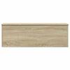vidaXL Contenitore Portaoggetti Rovere Sonoma 102x35x35cm Truciolato