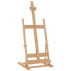 vidaXL Cavalletto da Tavolo 29,5x33x80 cm in Legno Massello di Pino