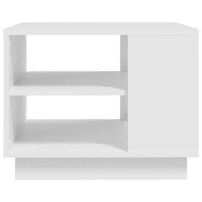 vidaXL Tavolino da Salotto Bianco 55x55x43 cm in Truciolato