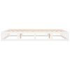 vidaXL Giroletto Bianco 180x200 cm Super King in Legno Massello