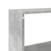 vidaXL Mobile a Parete 158x18x53cm Grigio Cemento in Legno Multistrato