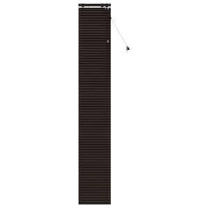 vidaXL Tenda Veneziana Marrone Scuro 45 x 250 cm 35 mm
