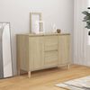 vidaXL Credenza Rovere Sonoma 101x35x70 cm in Legno Multistrato