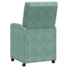 vidaXL Sedie da pranzo 2 pcs verde mare 58 x 67 x 97 cm Velluto