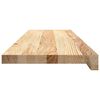 vidaXL Davanzali 2 pz Non Trattati 90x30x2 cm Legno Massello di Rovere