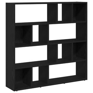 vidaXL Libreria/Divisorio Rovere Nero 105x24x102 cm