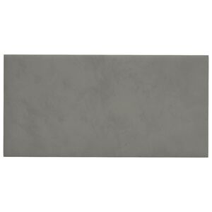 vidaXL Testiera da Parete 12 pcs Grigio Chiaro Velluto