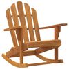 vidaXL Sedia Dondolo Adirondack da Giardino 79x100x103cm Massello Teak