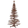 vidaXL Albero di Natale in legno KOTKA 180 cm Legno Massello di Pino