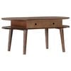 vidaXL Tavolino da Salotto 100x50x46 cm in Legno Massello di Acacia