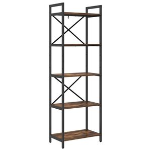 vidaXL Libreria 5 livelli 56 x 34 x 171 cm Legno ingegnerizzato
