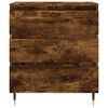 vidaXL Credenza Rovere Fumo 60x35x70 cm in Legno Multistrato