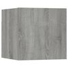 vidaXL Armadietti TV a Parete 8 pz Grigio Sonoma 30,5x30x30 cm