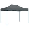 vidaXL Gazebo Professionale Pieghevole 3x4m in Acciaio Antracite