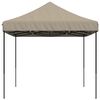 vidaXL Tenda da Festa Pieghevole Pop-Up Tortora 292x292x315 cm