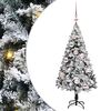 vidaXL Albero di Natale artificiale con 150 LED Bianco 120 cm