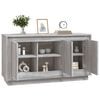 vidaXL Credenza Grigio Sonoma 102x35x55 cm in Legno Multistrato