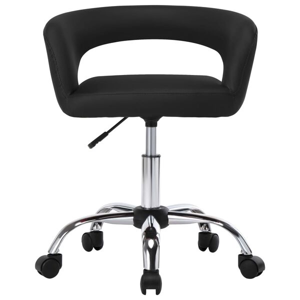 vidaXL Sedie da Pranzo 2 pz Nere in Similpelle