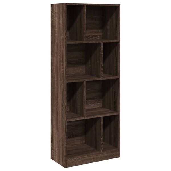 vidaXL Libreria Rovere Marrone 57x28,5x141 cm in Legno Multistrato