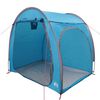 vidaXL Tenda porta biciclette con tetto Blu 218 x 156 x 180 cm