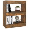 vidaXL Libreria/Divisorio Rovere Fumo 60x30x72 cm