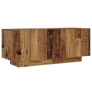 vidaXL Comodino Legno Antico 100x35x40 cm in Legno Multistrato
