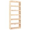 vidaXL Libreria/Divisorio 80x30x199,5 cm in Legno Massello di Pino