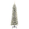 vidaXL Albero di Natale artificiale con 300 LED Bianco 210 cm