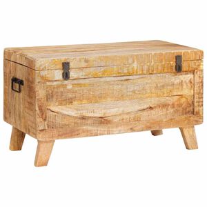 vidaXL Scatola di Stoccaggio 70 x 35 x 40 cm legno massello di mango