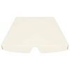 vidaXL Baldacchino per Dondolo Giardino Crema 188/168x145/110 cm