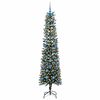 vidaXL Albero di Natale artificiale con 300 LED Verde 210 cm