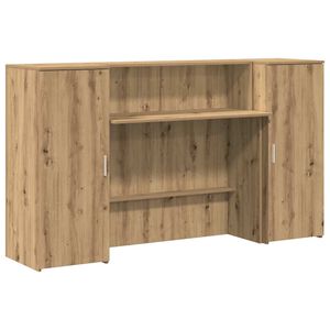 vidaXL Banco Reception Rovere Artigianale 180x50x103,5cm in Truciolato