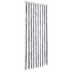 vidaXL Zanzariera Grigio e Bianco 90x200 cm Ciniglia