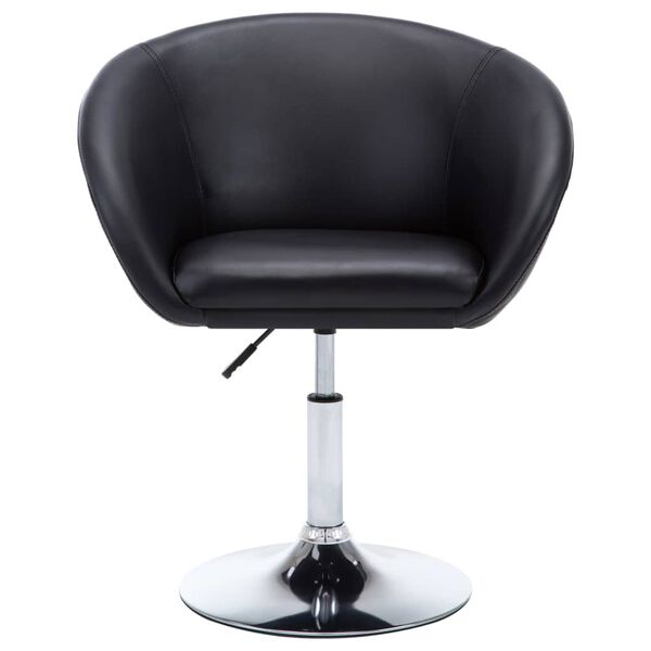 vidaXL Sgabelli da Bar Girevoli 2 pz Neri in Similpelle