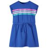 vidaXL Abito per Bambini con Coulisse Blu Cobalto 116