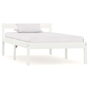vidaXL Dormeuse Estraibile senza Materasso Bianca Legno Pino 90x200 cm