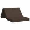 vidaXL Divano Letto Pieghevole 100 x 67 x 45 cm Tortora