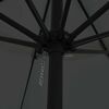 vidaXL Ombrello da giardino Antracite e Nero 395 x 395 x 245 cm