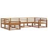 vidaXL Set di divani da esterno 6 pcs Naturale