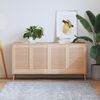 vidaXL Ante con Design a Lamelle 4 pz 61,5x39,4 cm in Legno di Pino