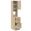 vidaXL Mobile da cucina Beige 35 x 50 x 180 cm Legno multistrato